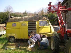 SOUFFLET LEVIER DE VITESSE RENAULT ESTAFETTE 2ème modèle